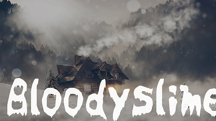 Bloodyslime Font