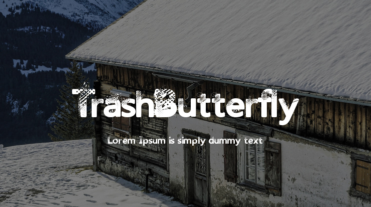TrashButterfly Font