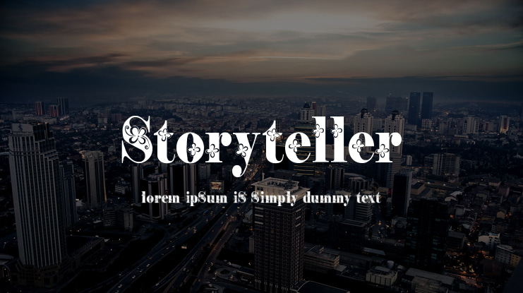Storyteller Font