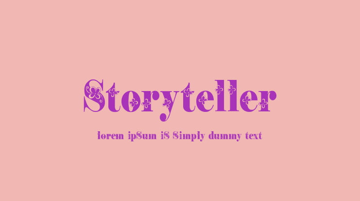 Storyteller Font