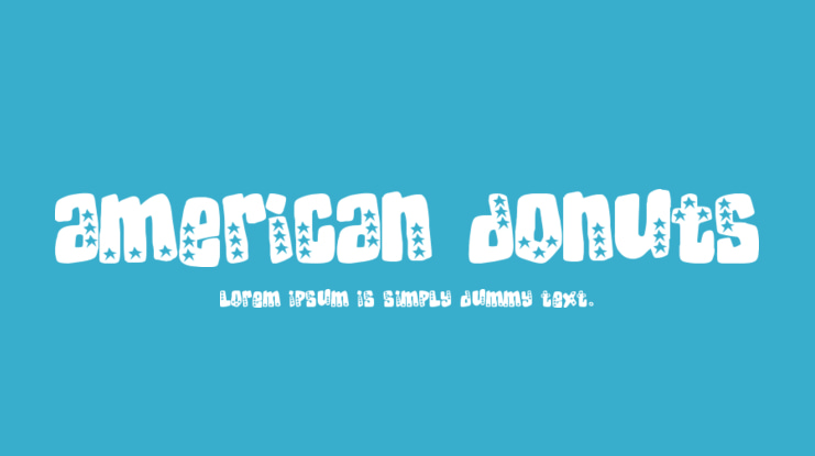 American Donuts Font