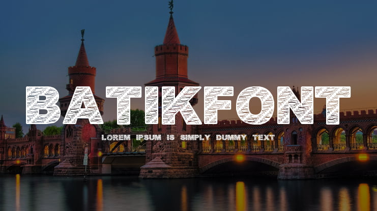 BatikFont1 Font