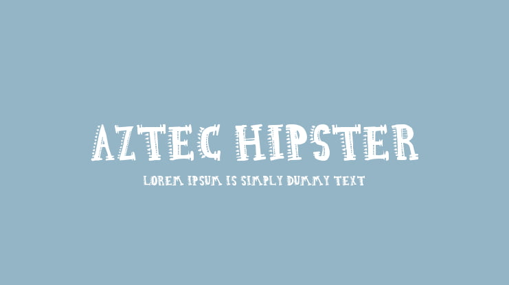 Aztec Hipster Font