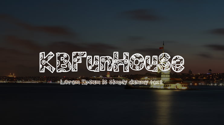 KBFunHouse Font