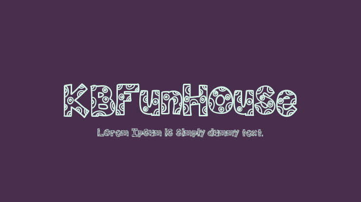 KBFunHouse Font