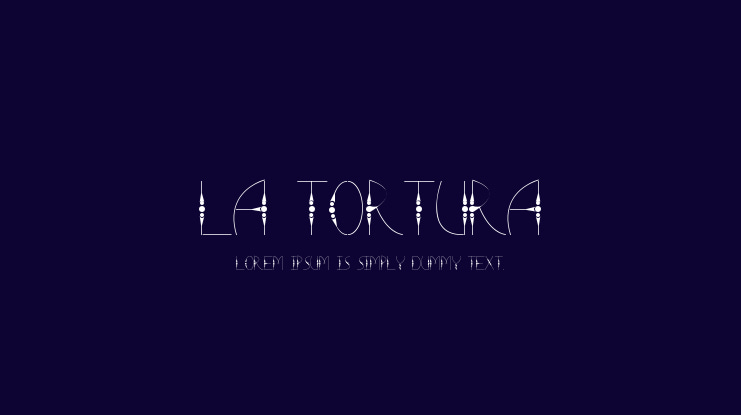La Tortura Font