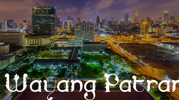 Wayang Patran Font