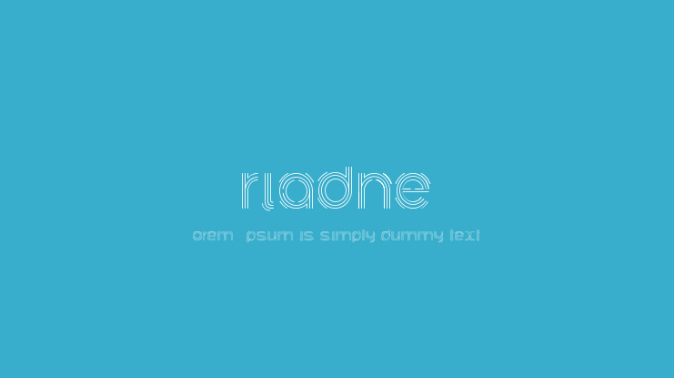 Ariadne Font