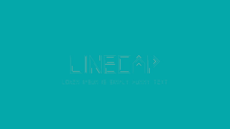 Linecap Font