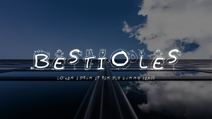 Bestioles Font