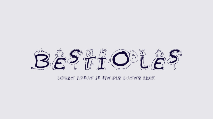 Bestioles Font