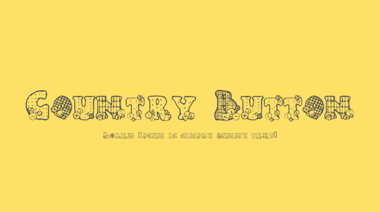 Country Button Font
