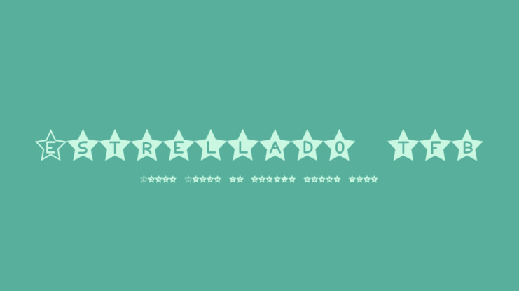 Estrellado tfb Font