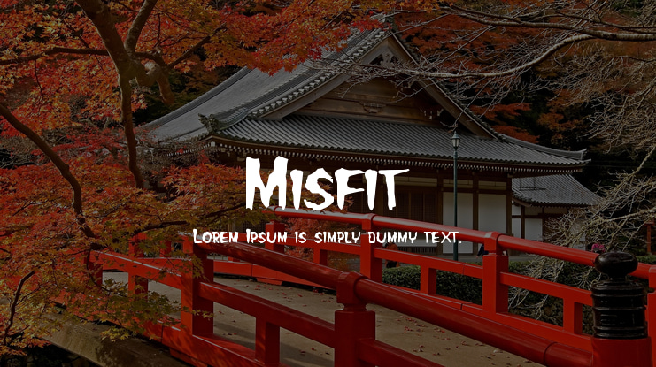 Misfit Font