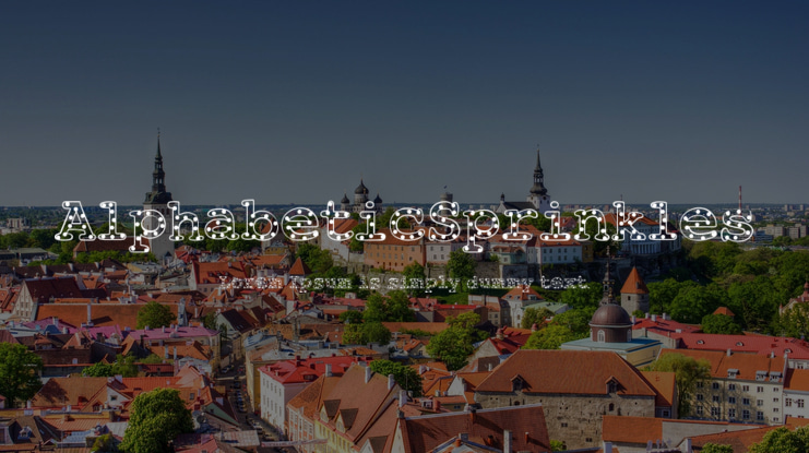 AlphabeticSprinkles Font Family