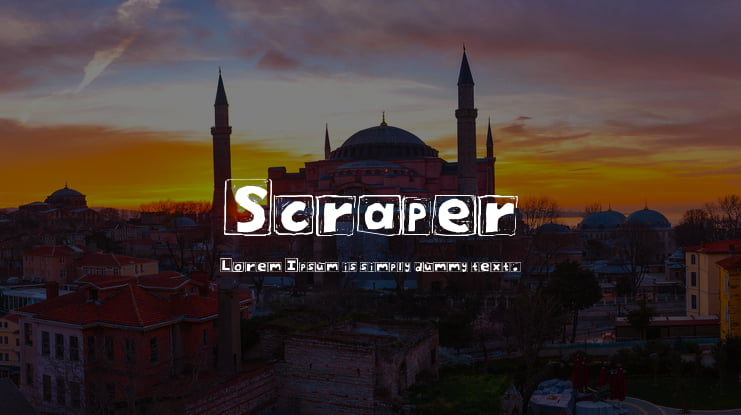 Scraper Font
