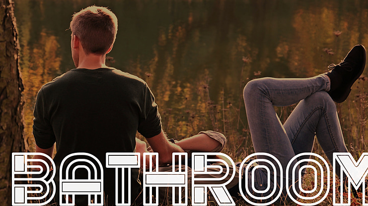 Bathroom Font Family