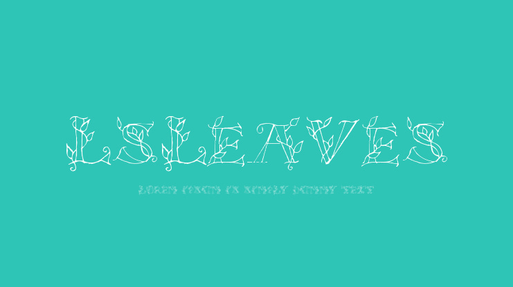 LSLeaves Font
