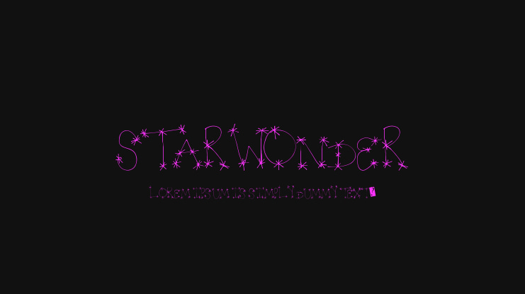 StarWonder Font