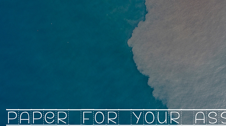 PAPER FOR YOUR ASS Font