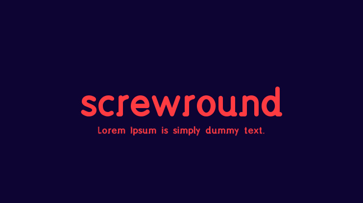screwround Font