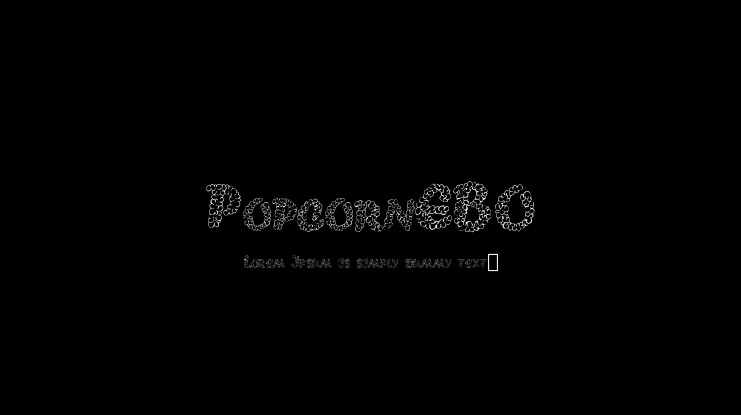 PopcornEBO Font