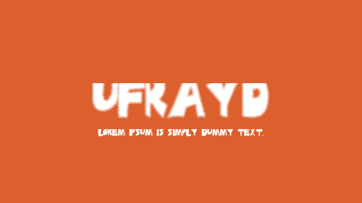 Ufrayd Font