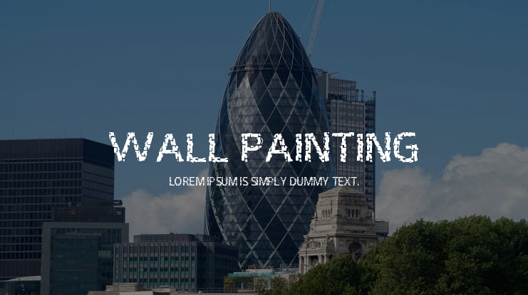 WALL PAINTING Font