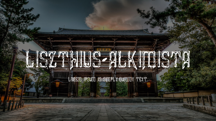 Liszthius-Alkimista Font