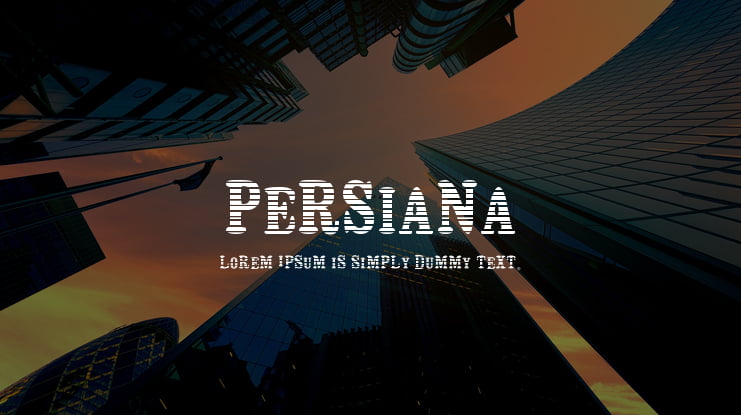 Persiana Font