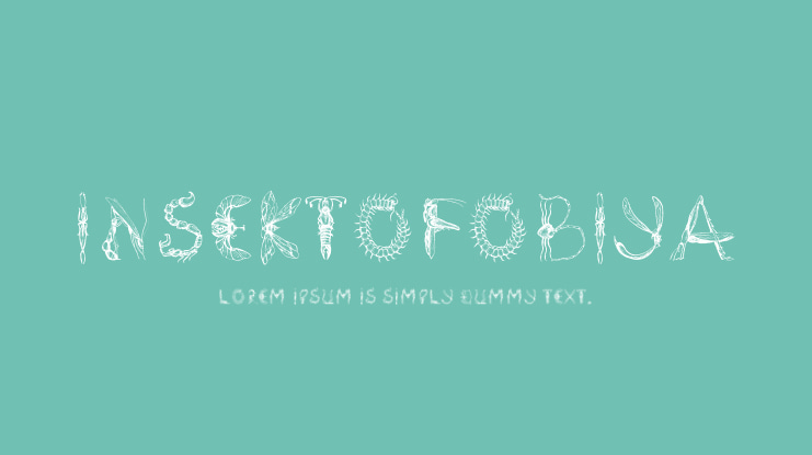 Insektofobiya Font
