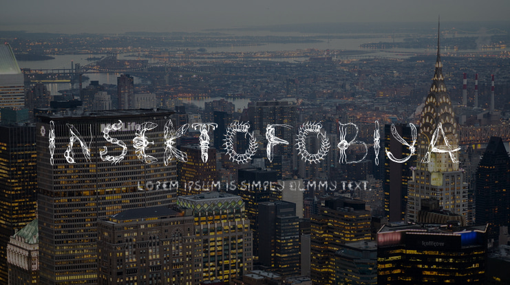 Insektofobiya Font