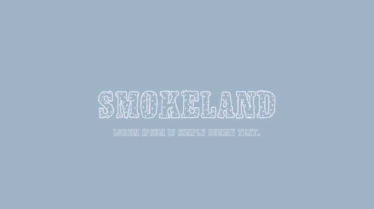 Smokeland Font