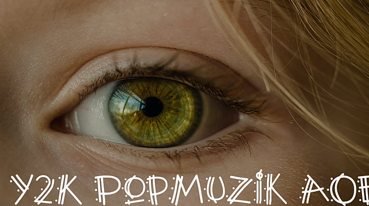 Y2K PopMuzik AOE Font Family
