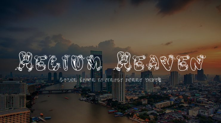 Helium Heaven Font