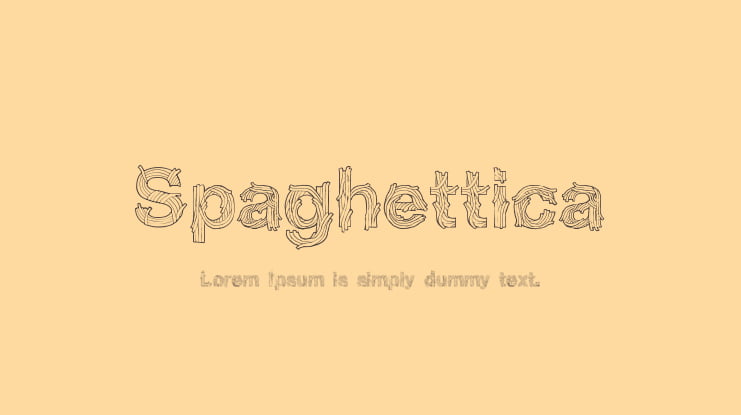 Spaghettica Font