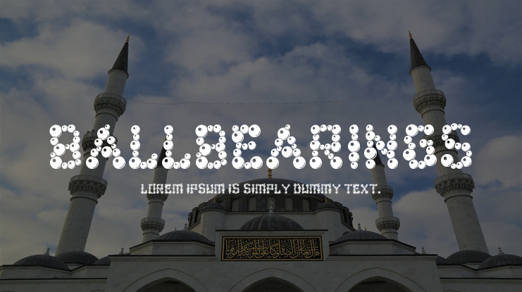 ballbearings Font Family