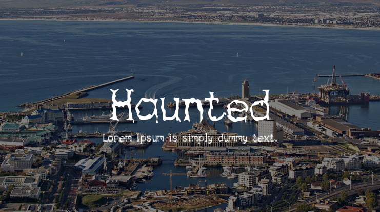 Haunted Font