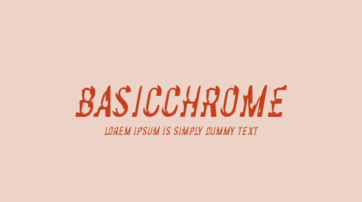 BasicChrome Font