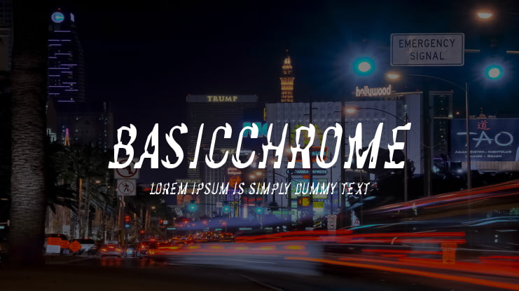 BasicChrome Font