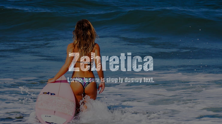 Zebretica Font