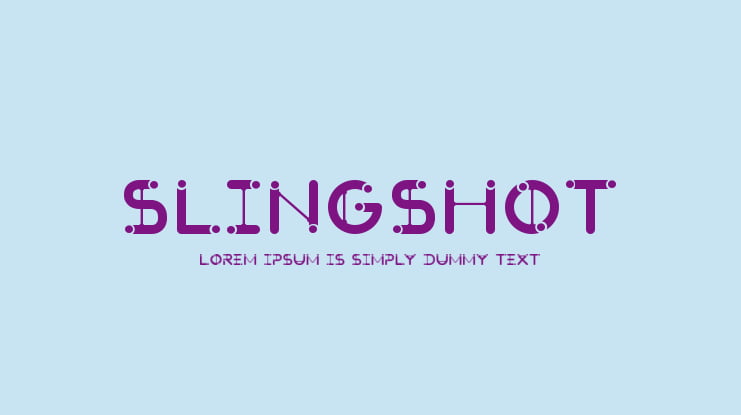 SlingShot Font