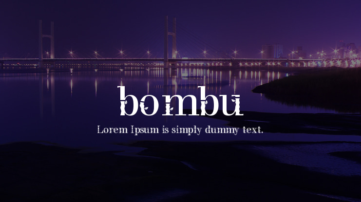 bombu Font
