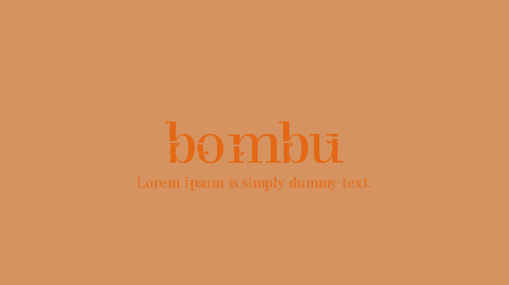 bombu Font