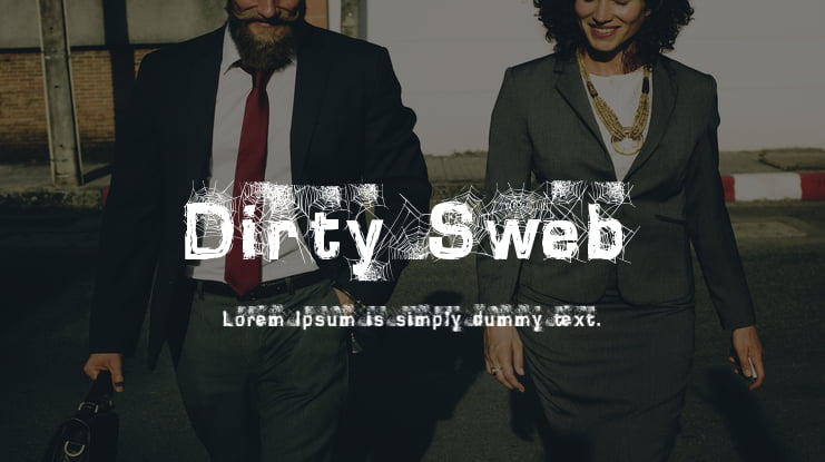 Dirty Sweb Font