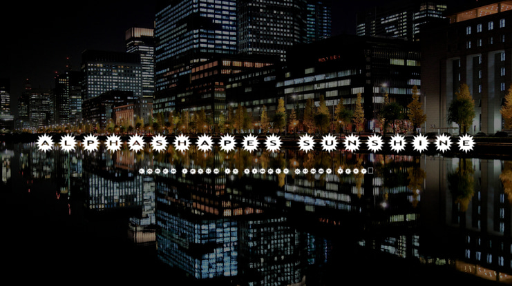 AlphaShapes sunshine Font