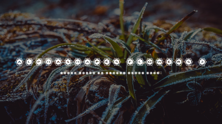 AlphaShapes flowers 2 Font