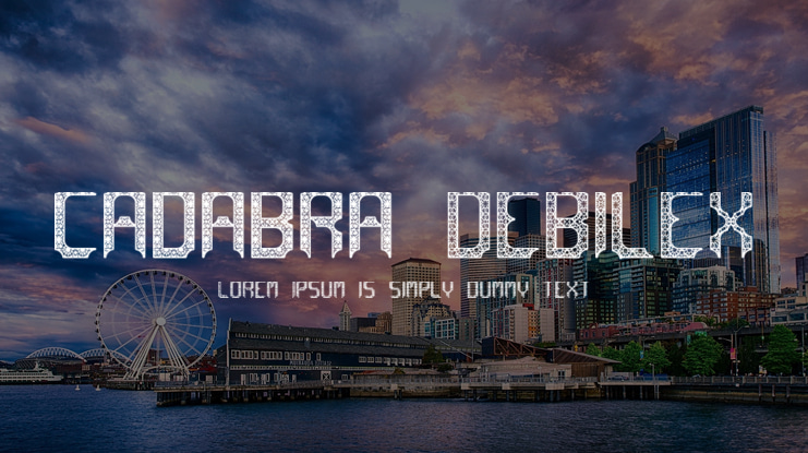 cadabra DEBILEX Font