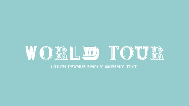 World Tour Font