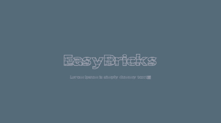 EasyBricks Font